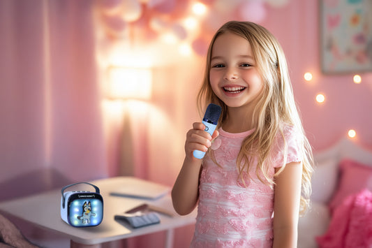 Bluey PopSing LED Light-Up Wireless Karaoke Speaker & Microphone
