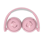 Hello Kitty Kids Wireless Headphones - Pink / Rose Gold - childrensheadphones.co.uk