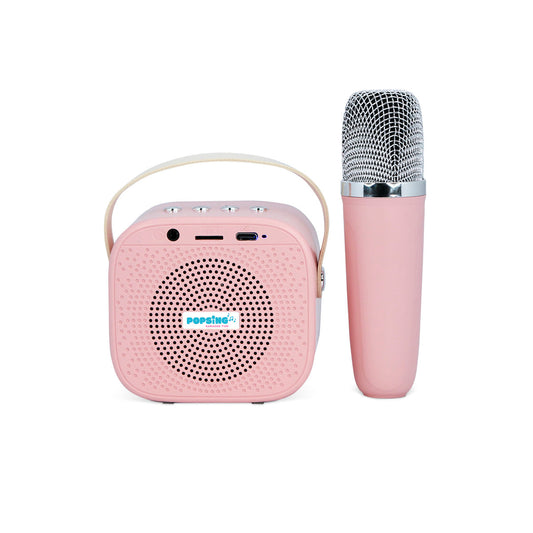 PopSing LED Light-Up Wireless Karaoke Speaker & Microphone